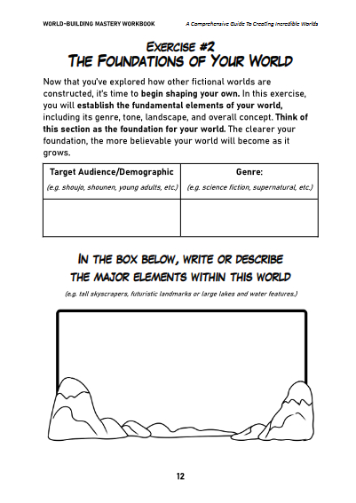 World Building Workbook Preview 1